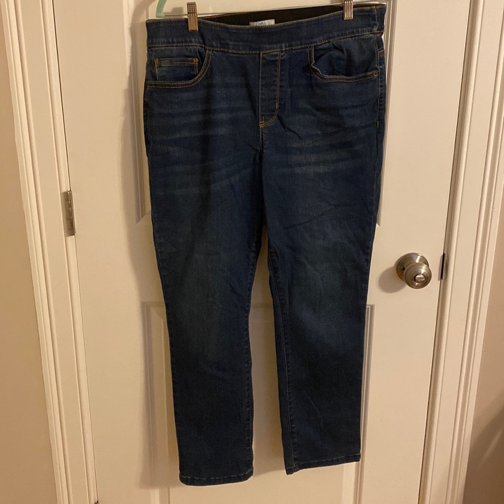 Elastic-Waist Petite Jeans